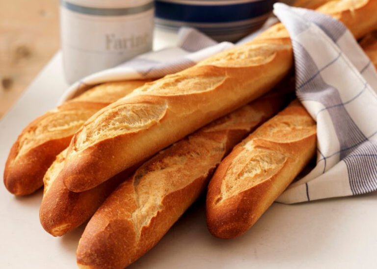 Baguette (long thin loaf of bread) Chowcation