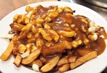 Poutine (French fries and cheese curds topped with gravy)