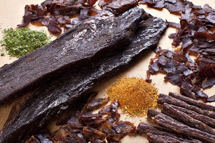 Biltong South African dried cured meat