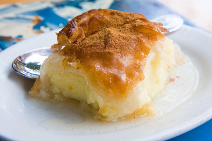 Galaktoboureko Greek Custard Pie