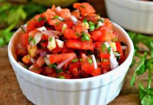 Kachumbari tomato and onion salad