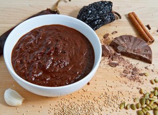 Mole chocolate based sauce