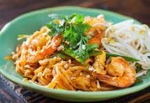 Pad Thai stir-fried noodle dish