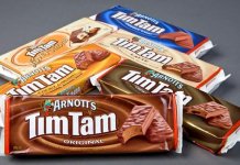 Tim Tam chocolate biscuit