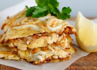 Whitebait Fritters fish omelette